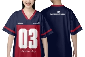 Áo lớp theo phong cách áo bóng bầu dục